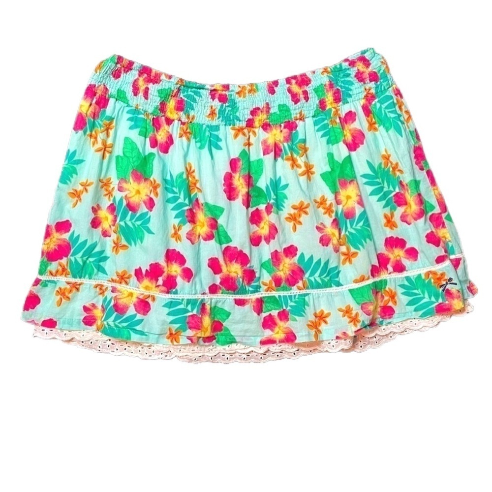 Tommy Girl Women’s Floral Print Skirt tropical